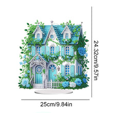 Load image into Gallery viewer, Flower House Acrylic Diamond Painting Tabletop Ornaments Kit for Adults Beginner