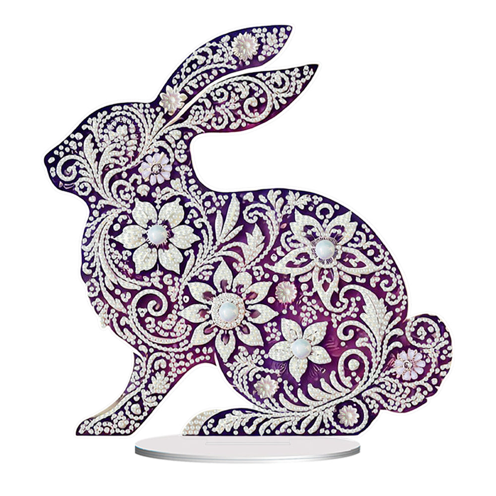 Animal Acrylic Diamond Painting Tabletop Ornaments Kit Desktop Diamond Art Kits