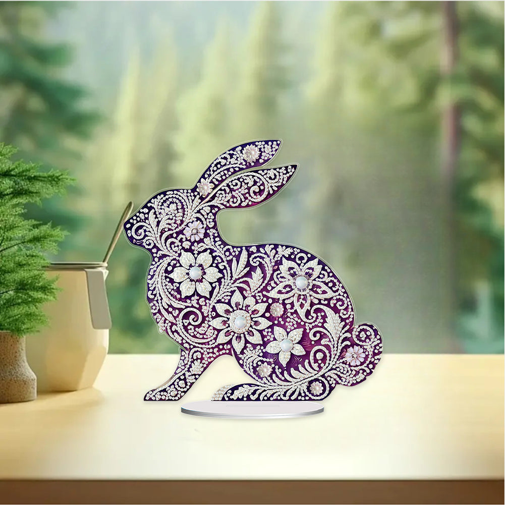Animal Acrylic Diamond Painting Tabletop Ornaments Kit Desktop Diamond Art Kits