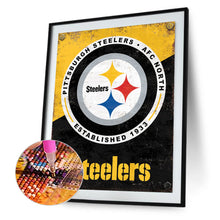 Load image into Gallery viewer, Diamond Painting - Full Round - Pittsburgh Steelers (40*50CM)