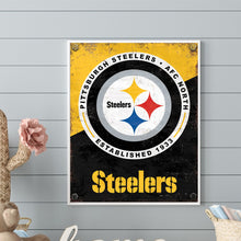 Load image into Gallery viewer, Diamond Painting - Full Round - Pittsburgh Steelers (40*50CM)