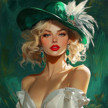 Load image into Gallery viewer, Diamond Painting - Full Round - Blonde Girl (40*40CM)