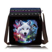 Load image into Gallery viewer, Bathing Elephant Special Shape Diamond Painting Crossbody Bag for Outdoor Travel