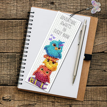 Load image into Gallery viewer, 4 Pcs Animal Diamond Painting Bookmarks Diamond Art Bookmarks for Book Lovers