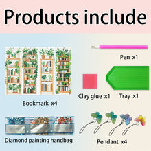 Load image into Gallery viewer, 4 Pcs Animal Diamond Painting Bookmarks Diamond Art Bookmarks for Book Lovers