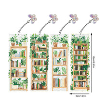 Load image into Gallery viewer, 4 Pcs Animal Diamond Painting Bookmarks Diamond Art Bookmarks for Book Lovers