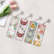 Load image into Gallery viewer, 4 Pcs Animal Diamond Painting Bookmarks Diamond Art Bookmarks for Book Lovers