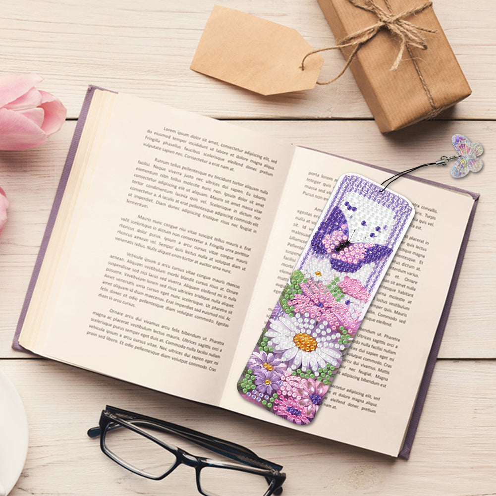 4 Pcs Animal Diamond Painting Bookmarks Diamond Art Bookmarks for Book Lovers