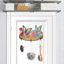 Load image into Gallery viewer, Butterfly Flower Decorative DIY Diamond Painting Art Hooks for Home Office Decor