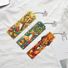 Load image into Gallery viewer, 3 Pcs Flower Diamond Painting Bookmarks Diamond Art Bookmarks for Book Lovers