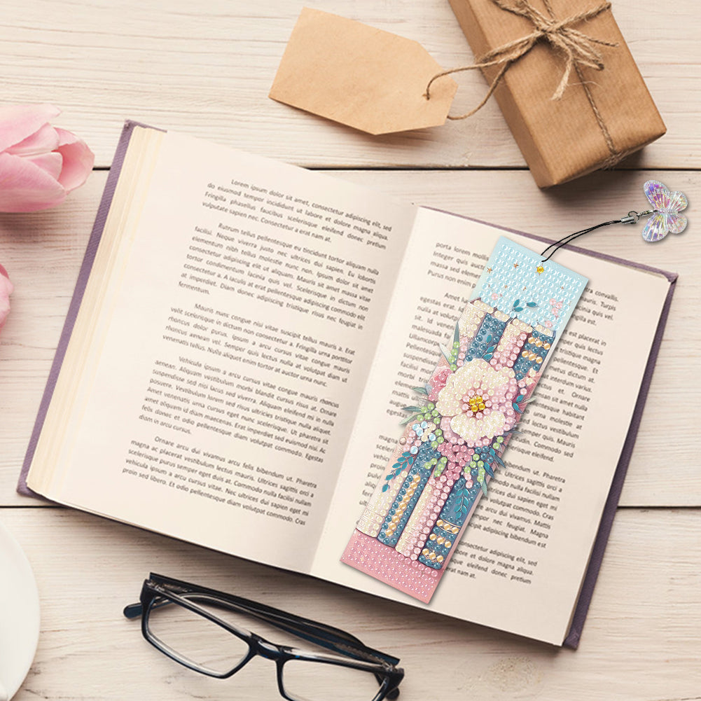 3 Pcs Flower Diamond Painting Bookmarks Diamond Art Bookmarks for Book Lovers