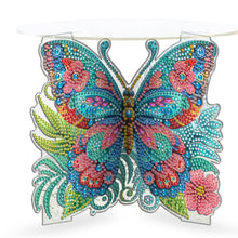 Load image into Gallery viewer, Acrylic Butterfly Round Flower Pot Riser Potted Plant Holder Rack for Home Decor