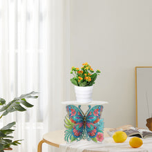 Load image into Gallery viewer, Acrylic Butterfly Round Flower Pot Riser Potted Plant Holder Rack for Home Decor