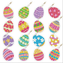 Load image into Gallery viewer, Double Sided Special Shape Animals Diamond Art Craft Keychain for Party Supplies