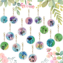 Load image into Gallery viewer, Double Sided Special Shape Animals Diamond Art Craft Keychain for Party Supplies