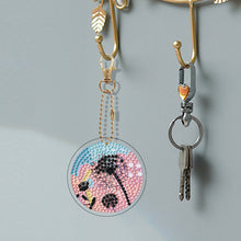 Load image into Gallery viewer, Double Sided Special Shape Animals Diamond Art Craft Keychain for Party Supplies