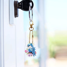 Load image into Gallery viewer, Double Sided Special Shape Animals Diamond Art Craft Keychain for Party Supplies