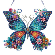 Load image into Gallery viewer, Butterfly DIY Diamond Art Pendant Kit Diamond Painting Ornaments for Wall Window