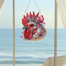 Load image into Gallery viewer, Butterfly DIY Diamond Art Pendant Kit Diamond Painting Ornaments for Wall Window