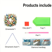 Load image into Gallery viewer, Butterfly DIY Diamond Art Pendant Kit Diamond Painting Ornaments for Wall Window