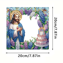 Load image into Gallery viewer, Special Shape Flower Table Top Diamond Painting Frame Kits for Home Office Decor