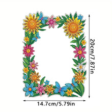 Load image into Gallery viewer, Special Shape Flower Table Top Diamond Painting Frame Kits for Home Office Decor