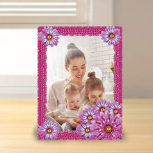 Load image into Gallery viewer, Special Shape Flower Table Top Diamond Painting Frame Kits for Home Office Decor