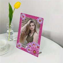 Load image into Gallery viewer, Special Shape Flower Table Top Diamond Painting Frame Kits for Home Office Decor