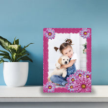 Load image into Gallery viewer, Special Shape Flower Table Top Diamond Painting Frame Kits for Home Office Decor