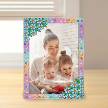 Load image into Gallery viewer, Special Shape Flower Table Top Diamond Painting Frame Kits for Home Office Decor