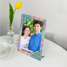 Load image into Gallery viewer, Special Shape Flower Table Top Diamond Painting Frame Kits for Home Office Decor