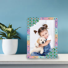 Load image into Gallery viewer, Special Shape Flower Table Top Diamond Painting Frame Kits for Home Office Decor