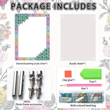 Load image into Gallery viewer, Special Shape Flower Table Top Diamond Painting Frame Kits for Home Office Decor