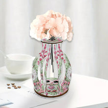 Load image into Gallery viewer, Acrylic Wood Diamond Painting Flower Vase 5D DIY Diamond Art Vase for Home Decor