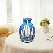 Load image into Gallery viewer, Acrylic Wood Diamond Painting Flower Vase 5D DIY Diamond Art Vase for Home Decor