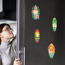 Load image into Gallery viewer, 6Pcs Acrylic Animals Diamond Painting Refrigerator Magnet for Fridge Whiteboards