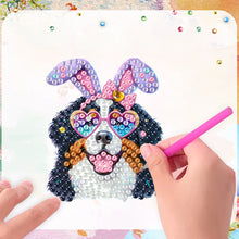 Load image into Gallery viewer, 6Pcs Acrylic Animals Diamond Painting Refrigerator Magnet for Fridge Whiteboards