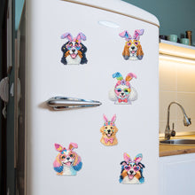 Load image into Gallery viewer, 6Pcs Acrylic Animals Diamond Painting Refrigerator Magnet for Fridge Whiteboards