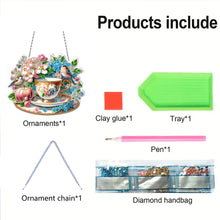 Load image into Gallery viewer, Acrylic Special Shaped Beautiful Pattern 5D DIY Diamond Art Hanging Decorations