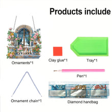 Load image into Gallery viewer, Acrylic Special Shaped Beautiful Pattern 5D DIY Diamond Art Hanging Decorations