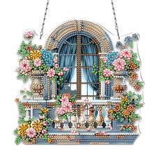 Load image into Gallery viewer, Acrylic Special Shaped Beautiful Pattern 5D DIY Diamond Art Hanging Decorations