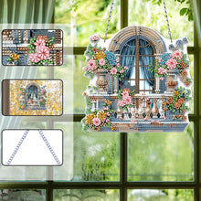 Load image into Gallery viewer, Acrylic Special Shaped Beautiful Pattern 5D DIY Diamond Art Hanging Decorations