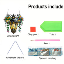 Load image into Gallery viewer, Acrylic Special Shaped Beautiful Pattern 5D DIY Diamond Art Hanging Decorations