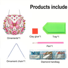 Load image into Gallery viewer, Acrylic Special Shaped Beautiful Pattern 5D DIY Diamond Art Hanging Decorations