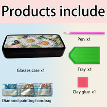 Load image into Gallery viewer, Diamond Painting Eyeglasses Case Cat 5D DIY Eyewear Organizer Case for Art Craft