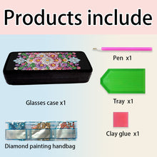 Load image into Gallery viewer, Diamond Painting Eyeglasses Case Cat 5D DIY Eyewear Organizer Case for Art Craft