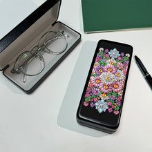 Load image into Gallery viewer, Diamond Painting Eyeglasses Case Cat 5D DIY Eyewear Organizer Case for Art Craft