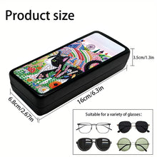 Load image into Gallery viewer, Diamond Painting Eyeglasses Case Cat 5D DIY Eyewear Organizer Case for Art Craft