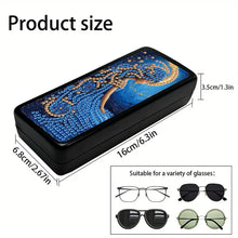 Load image into Gallery viewer, Diamond Painting Eyeglasses Case Cat 5D DIY Eyewear Organizer Case for Art Craft