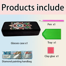 Load image into Gallery viewer, Diamond Painting Eyeglasses Case Cat 5D DIY Eyewear Organizer Case for Art Craft